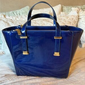 TED BAKER Patent Leather Tote Bag
